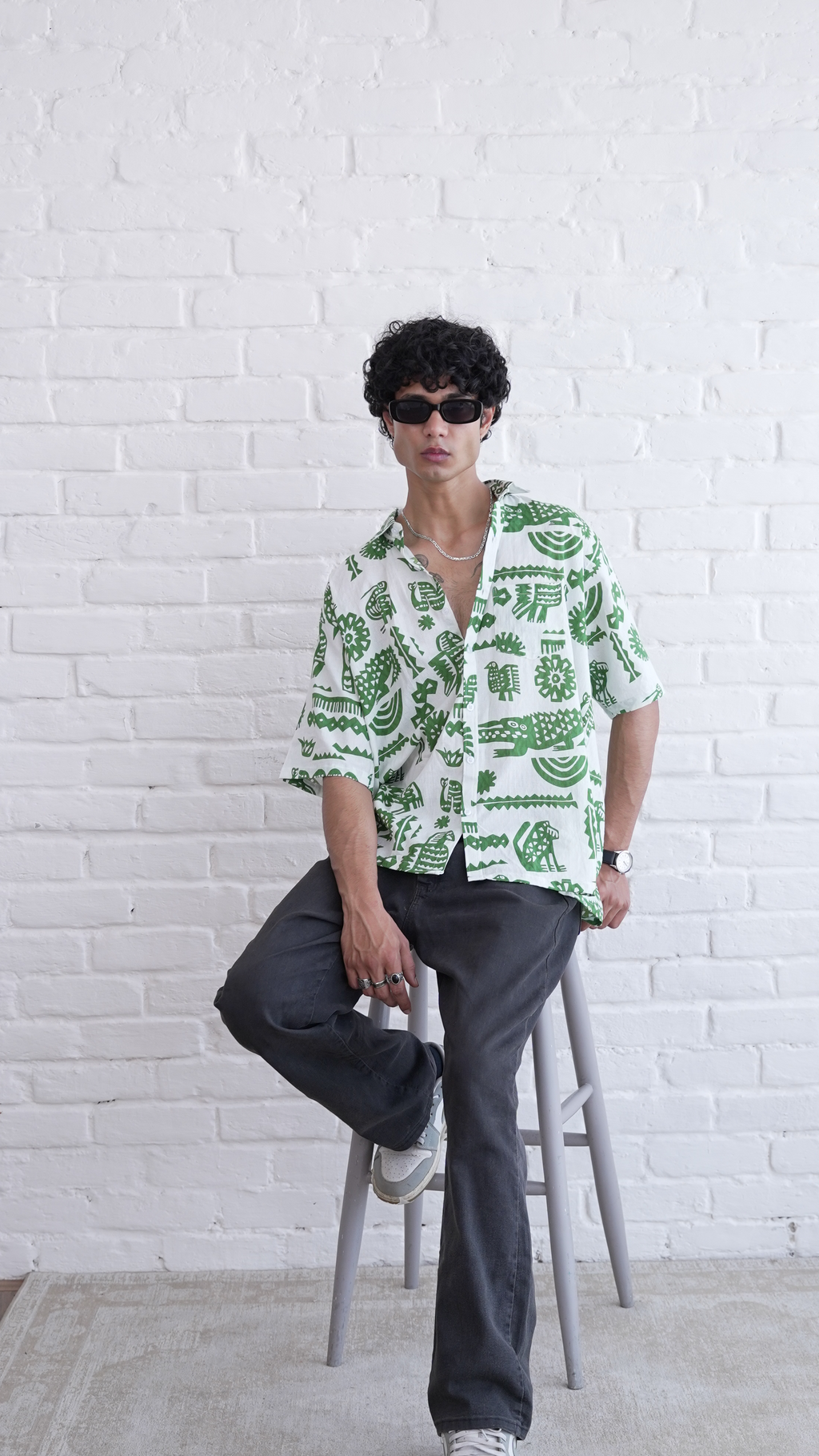 Tribal Jungle Pattern Shirt dripkaar.com