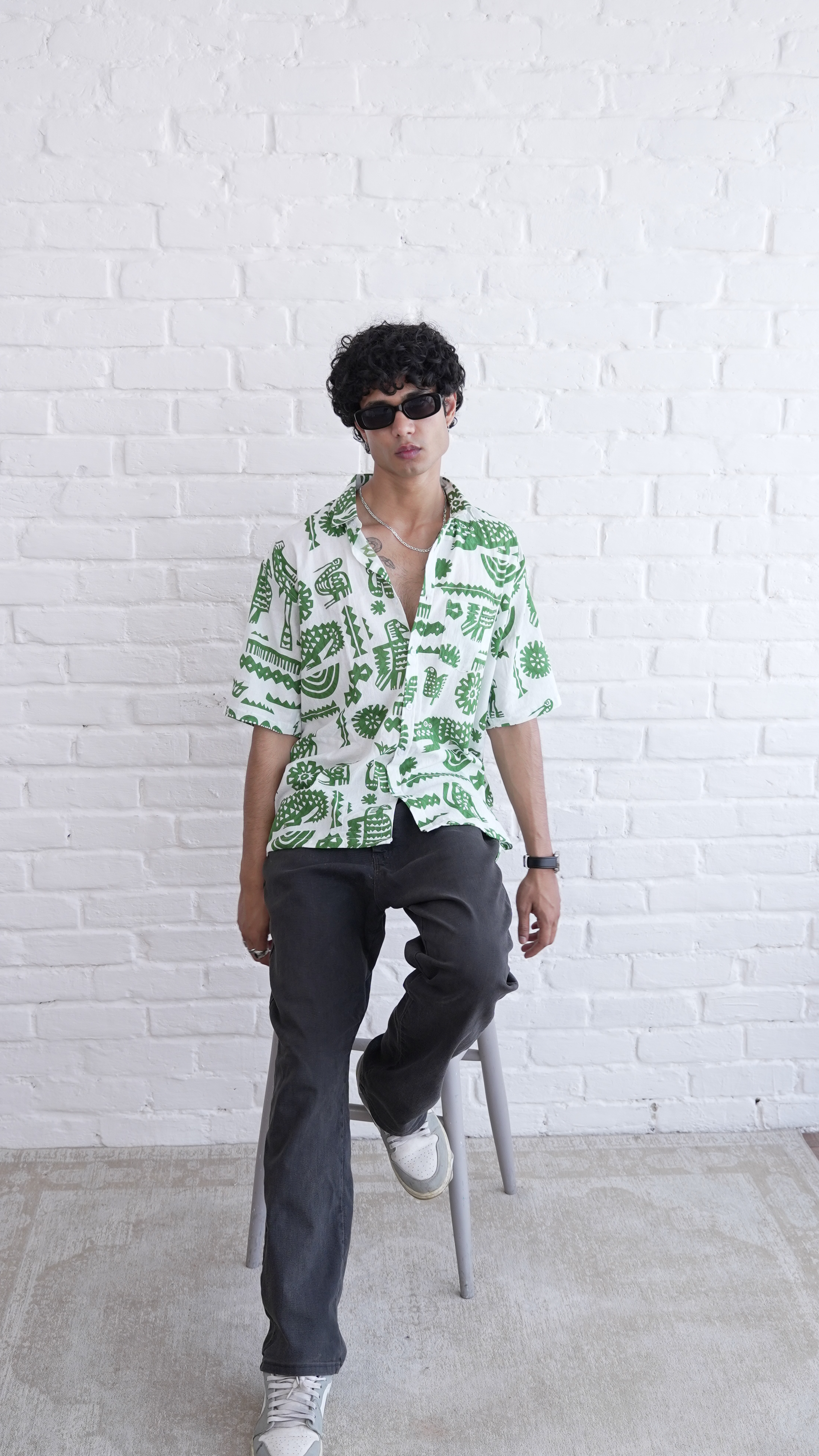 Tribal Jungle Pattern Shirt dripkaar.com