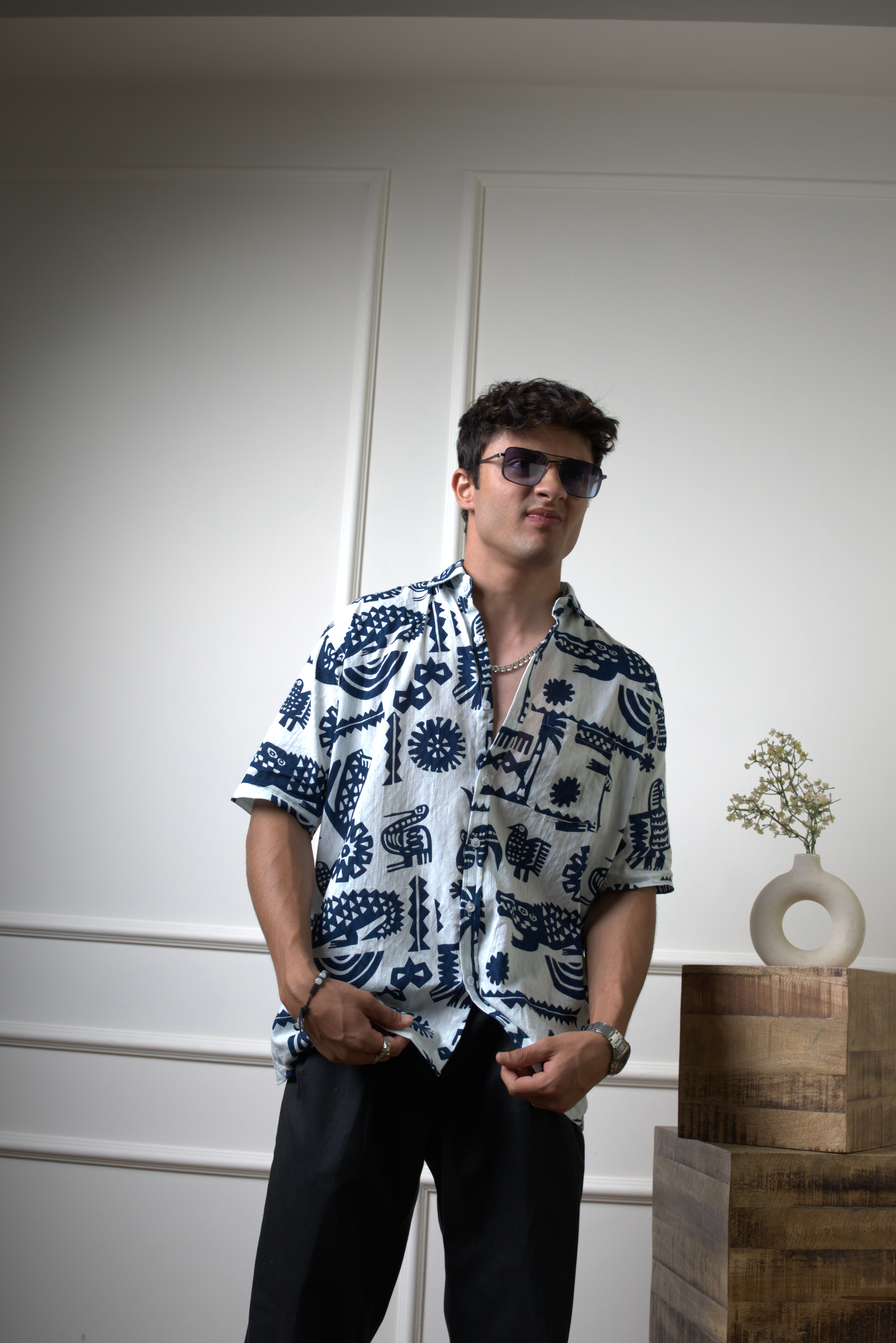 Tribal Jungle Pattern Shirt dripkaar.com