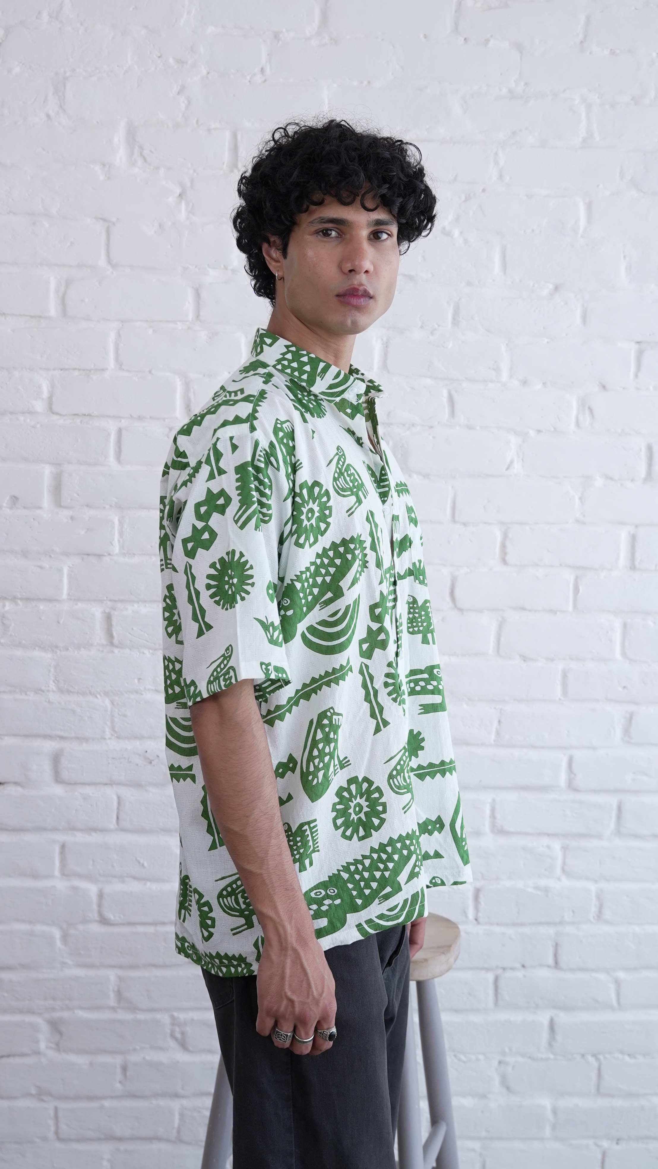 Tribal Jungle Pattern Shirt dripkaar.com