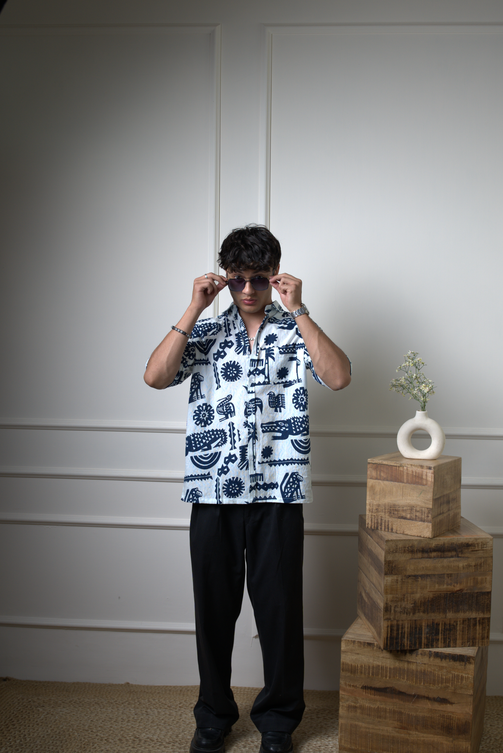 Tribal Jungle Pattern Shirt dripkaar.com