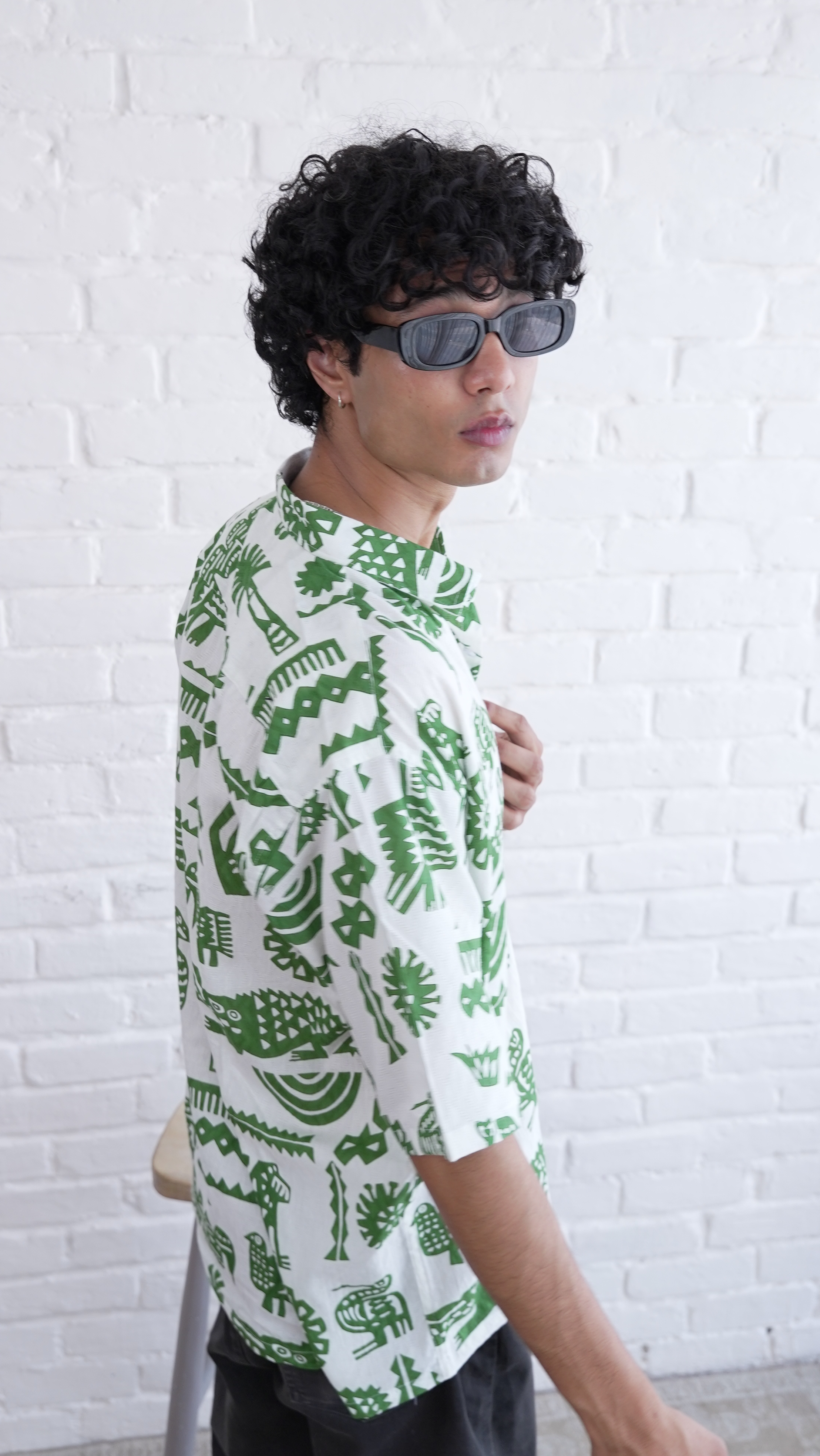 Tribal Jungle Pattern Shirt dripkaar.com